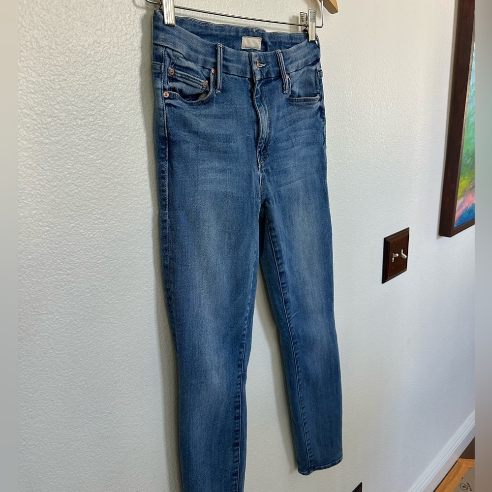 MOTHER The Looker Crop Women's Classic Blue wash